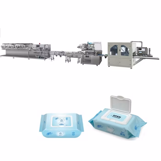 20 Lanes Automatic Wet Wipe Making Machine for Baby Wipes Wet Towel Tissue Manufacturing Packing Production Line